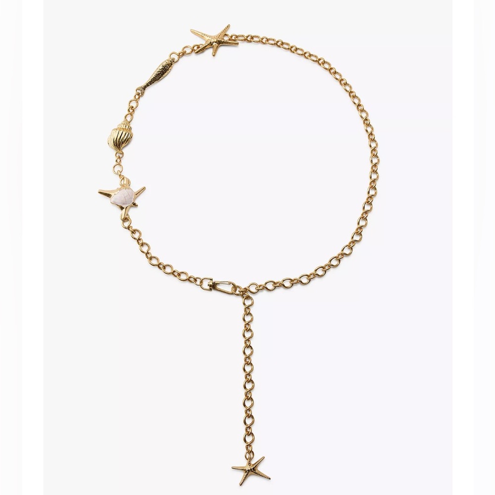ZARA NAUTICAL CHARM CHAIN BELT / NECKLACE
